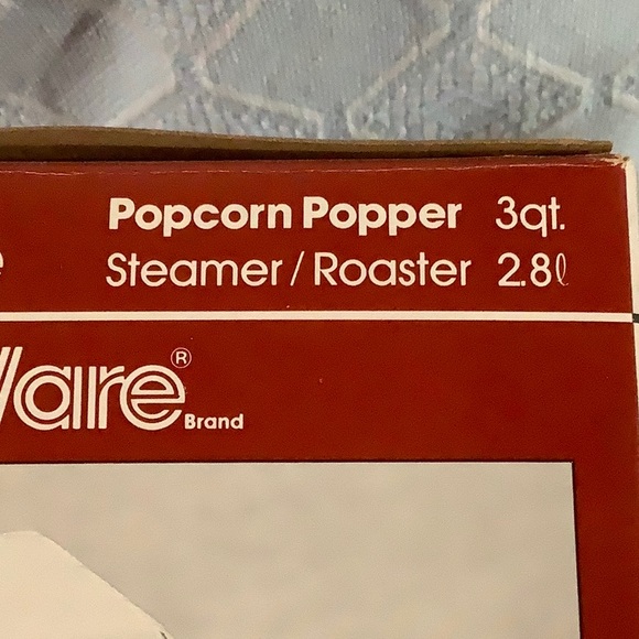 Anchor Hocking Kitchen Anchor Ovenware Popcorn Popper Veggie